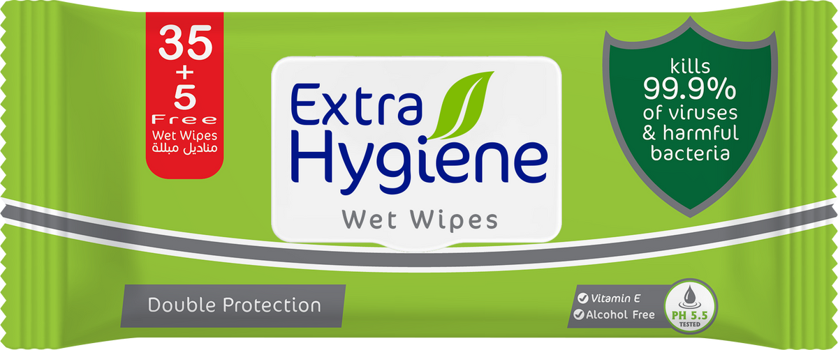 Anti-bacterial Wipes Double Protection