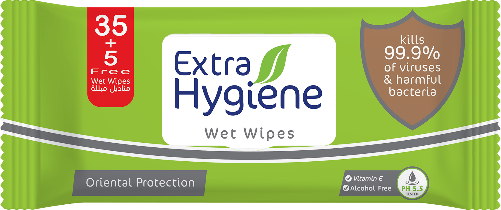 Anti-bacterial Wipes Oriental Protection 40 wipes