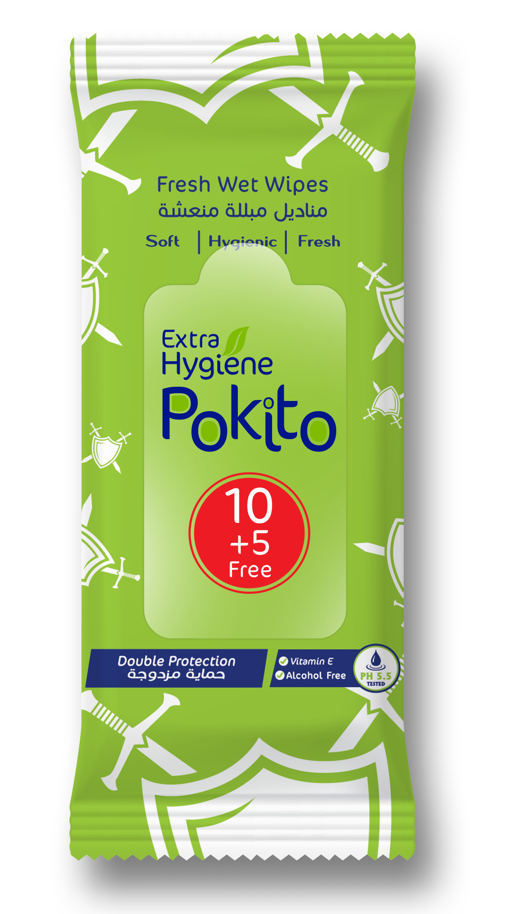 Anti-bacterial Wipes Double Protection