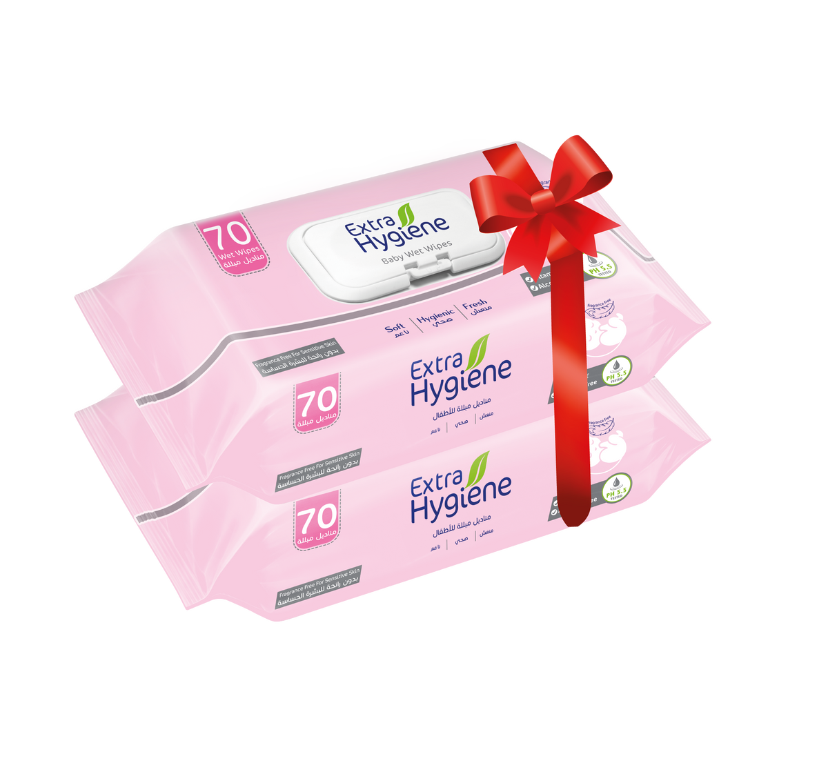 Baby Free Fragrance 70 Wipes 2P Bundles