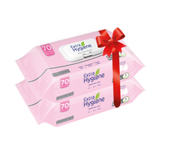 Baby Free Fragrance 70 Wipes 2P Bundles