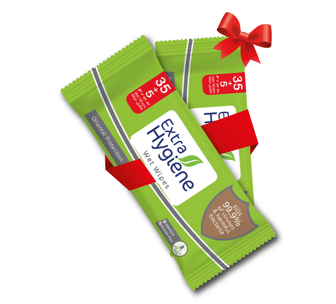 Anti-bacterial Wipes Oriental Protection 40 wipes 2P