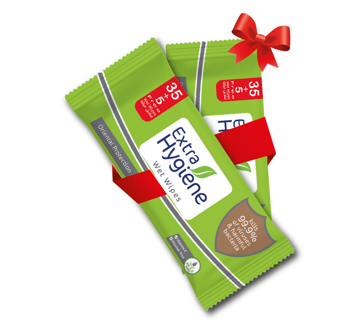 Anti-bacterial Wipes Oriental Protection 40 wipes 2P