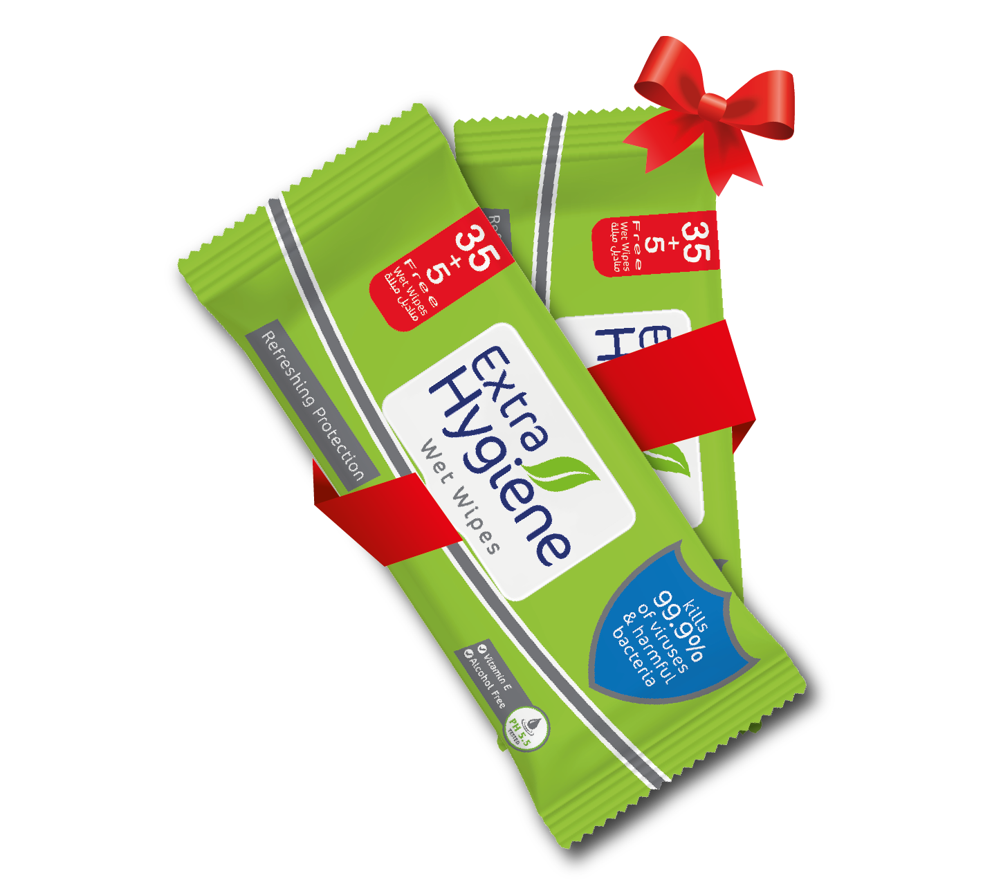 Anti-bacterial Wipes Refreshing Protection 40 wipes 2P