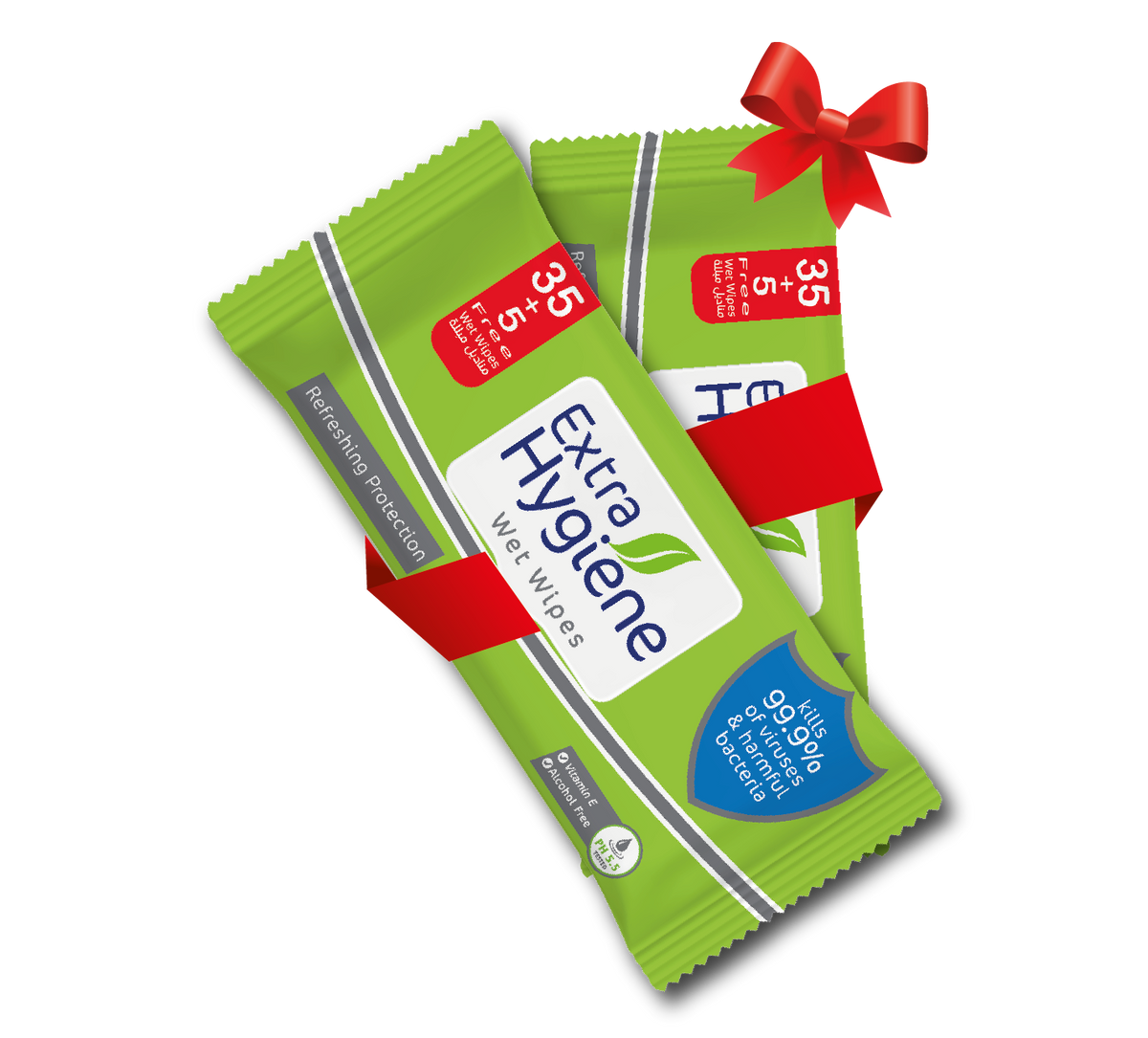 Anti-bacterial Wipes Refreshing Protection 40 wipes 2P