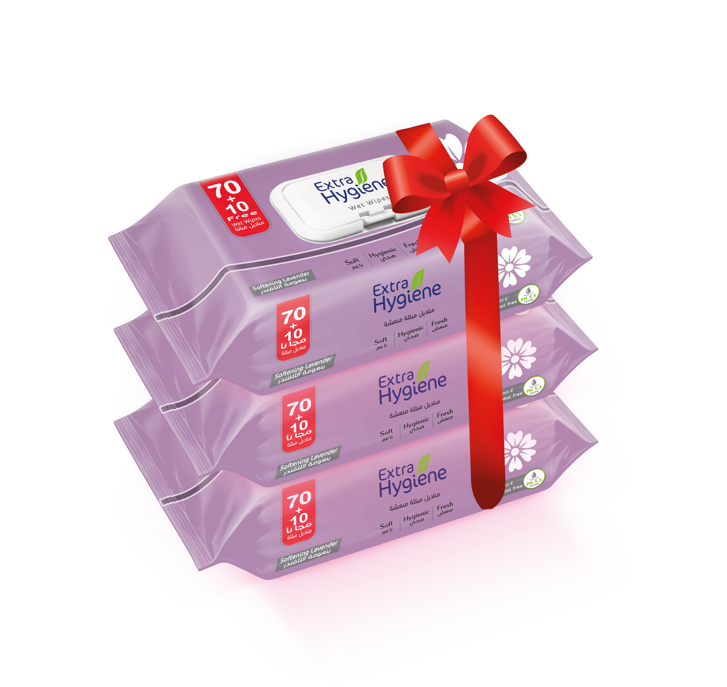 Fresh Wipes Softening Lavender 80 wipes 3P