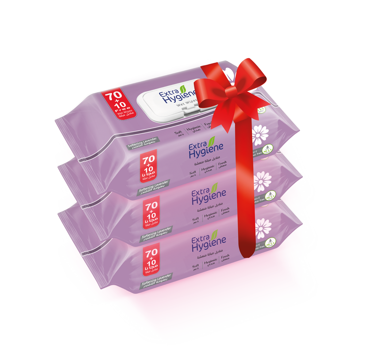 Fresh Wipes Softening Lavender 80 wipes 3P