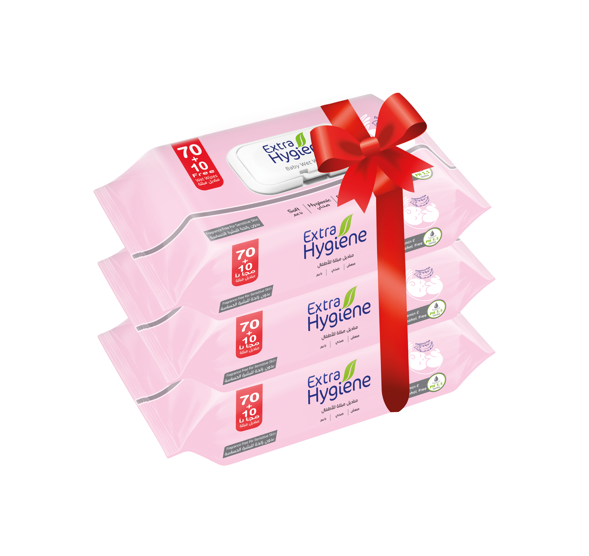 Baby Wipes Fragrance Free Bundles 80 wipes 3P