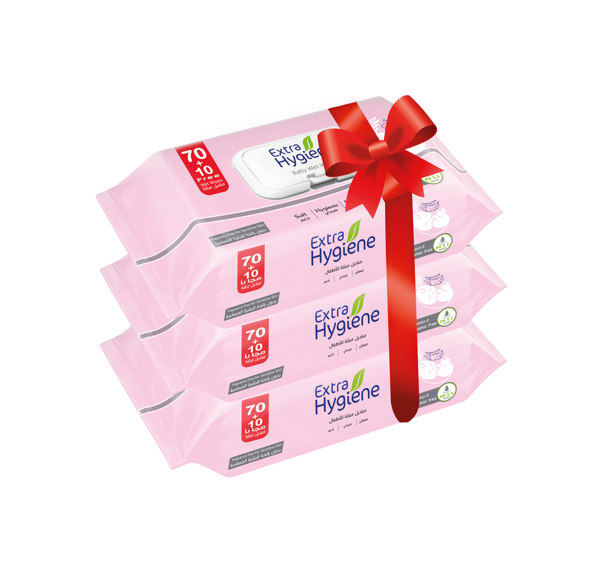 Baby Wipes Fragrance Free Bundles 80 wipes 3P